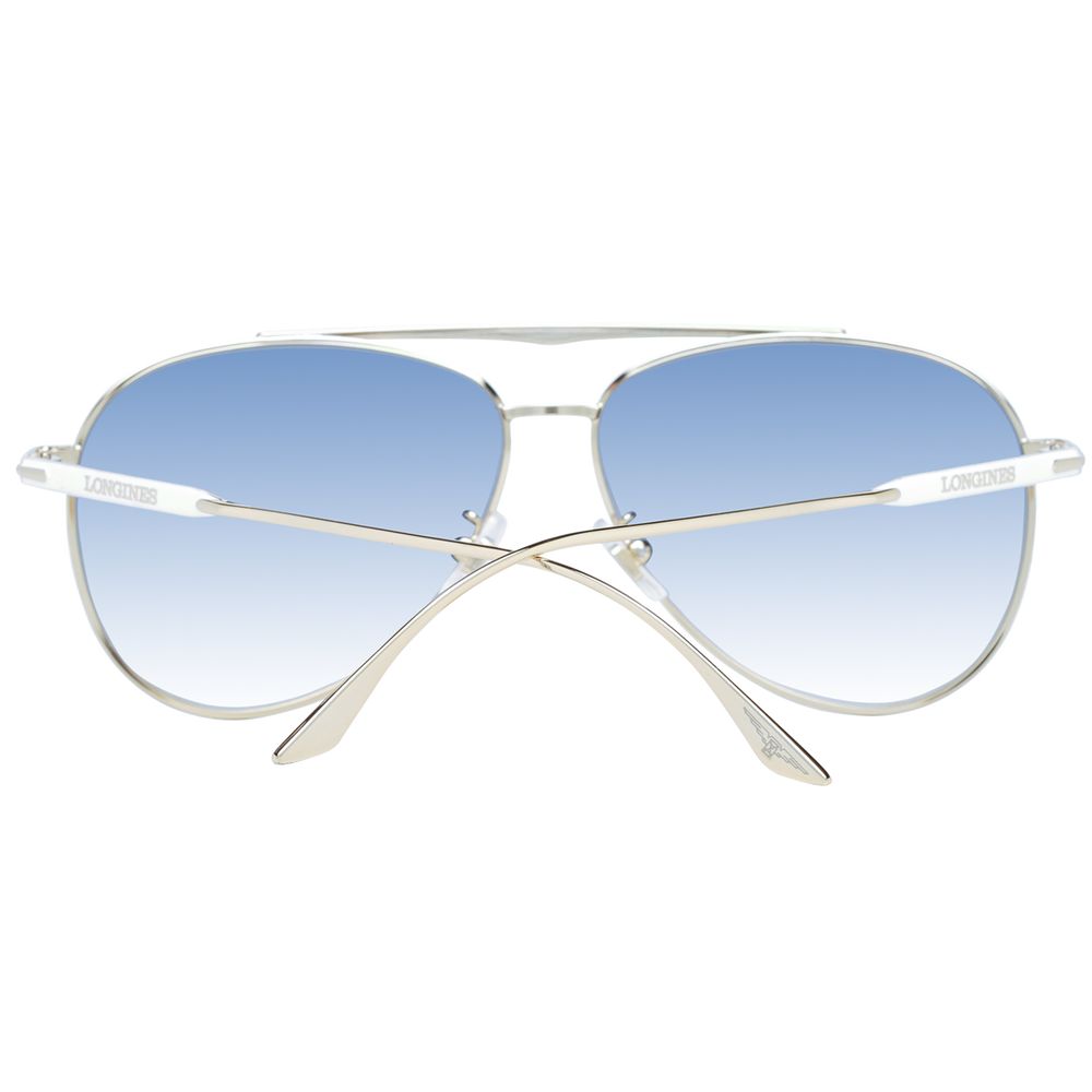Longines White Men Sunglasses Longines Light Gray