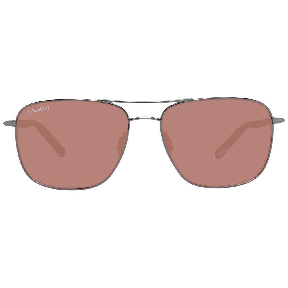 Serengeti Gray Men Sunglasses Serengeti Rosy Brown