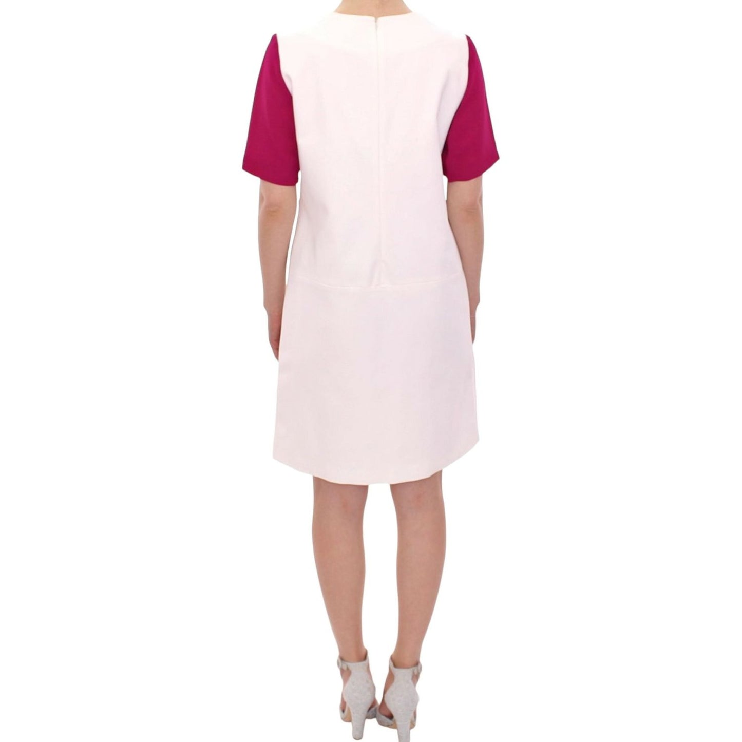 CO|TE Chic White and Pink Shift Robot Dress CO|TE Misty Rose