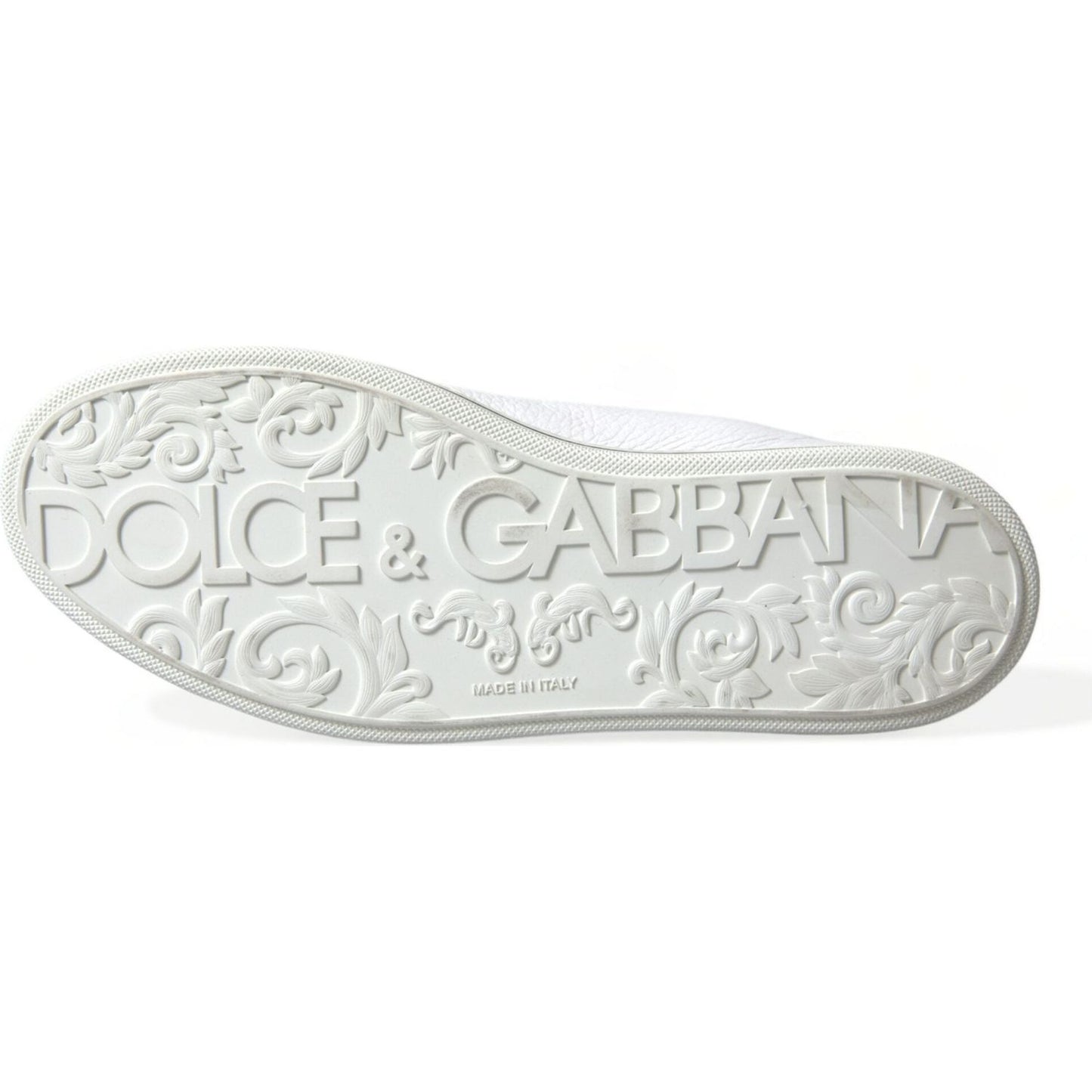 Dolce & Gabbana White Saint Tropez High Top Men Sneakers Shoes MV5417-40