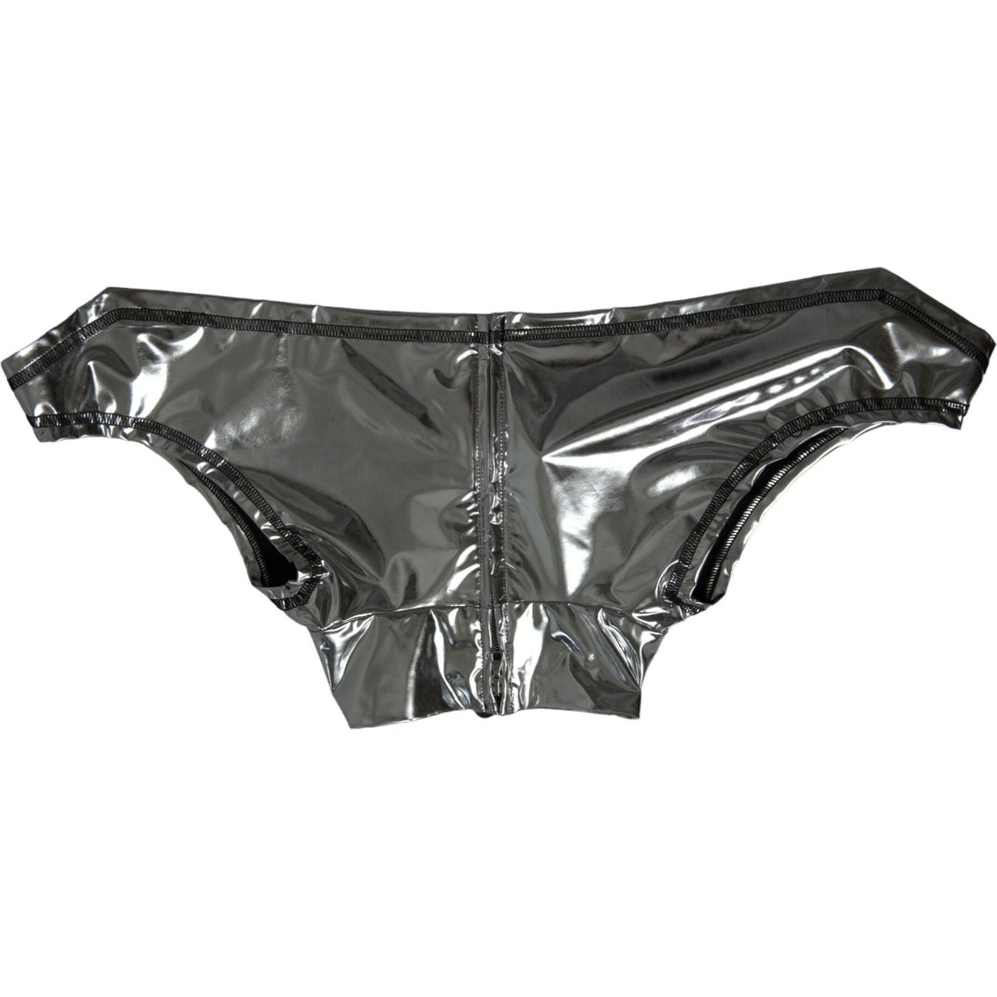 Dolce & Gabbana Silver Polyester Stretch Top BIK1781-40