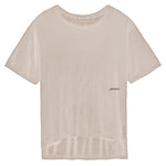 Hinnominate Beige Modal Women T-Shirt HI-9422-S