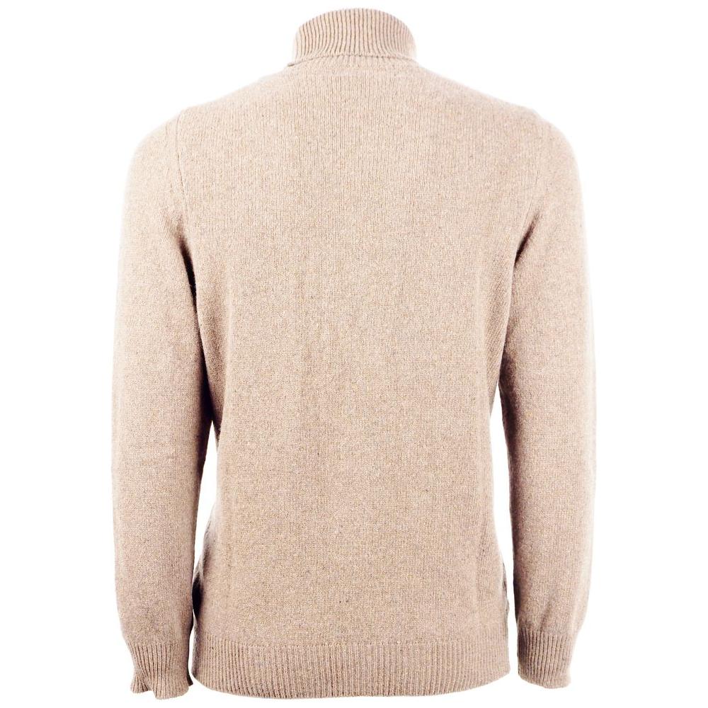 Emilio Romanelli Beige Cashmere Men Sweater EM-11303-M