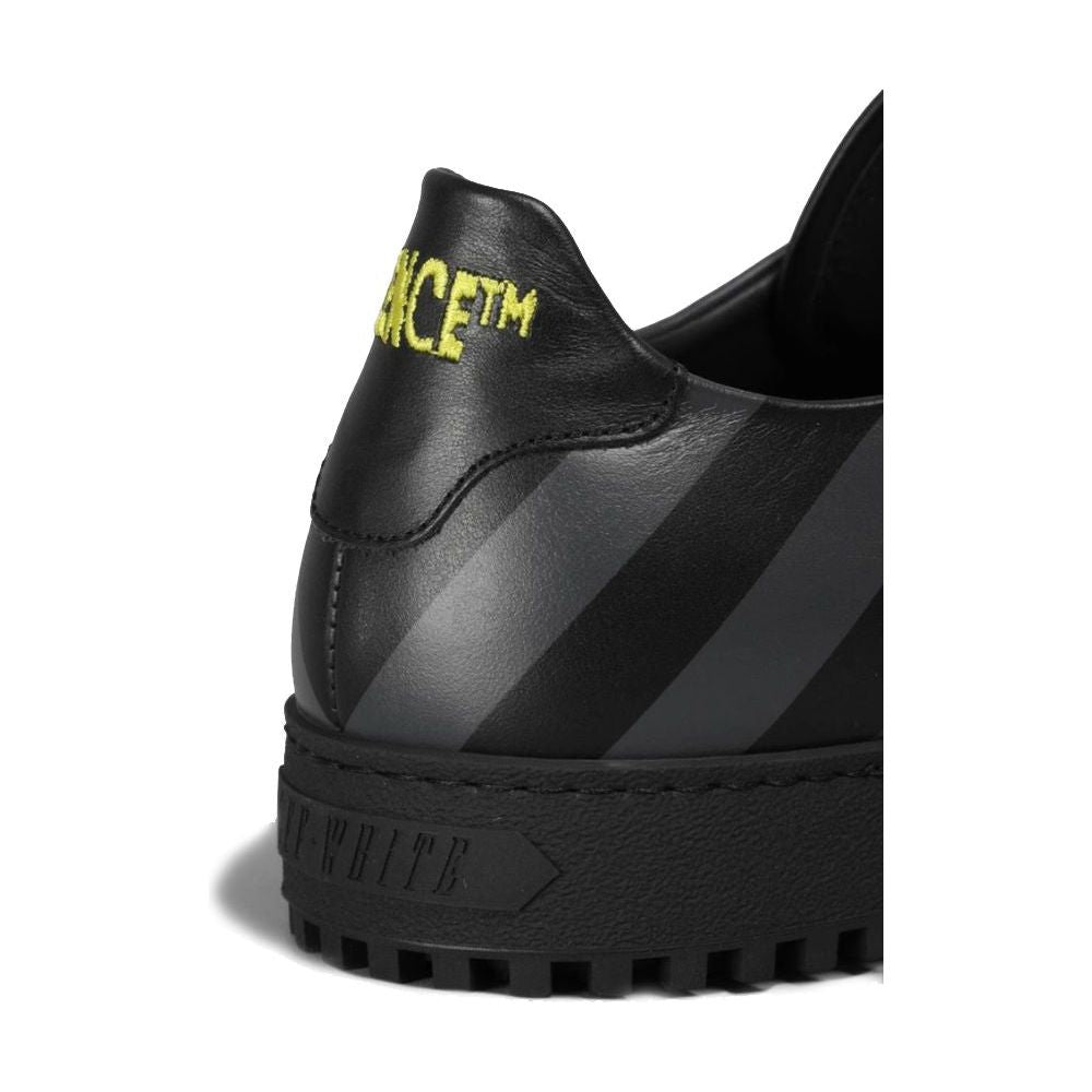 Off-White Black Calfskin Women Sneaker OF-8765-IT38|XS