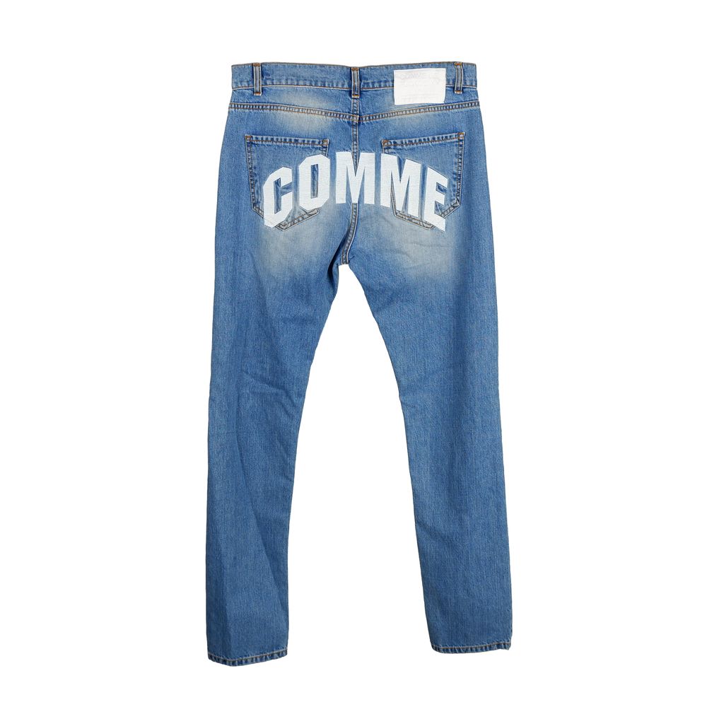 Comme Des Fuckdown Blue Cotton Men's Jean Comme Des Fuckdown Slate Gray
