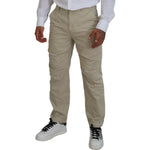 Dsquared² Beige Cotton Straight Fit Men Casual Pants PAN74436-48