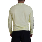 Dsquared² Yellow Colorful Print Long Sleeves Top T-shirt TSH83504-48