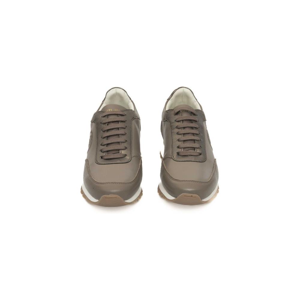 Cerruti 1881 Beige Cowhide Women Sneaker CE-24520-EU37/US7