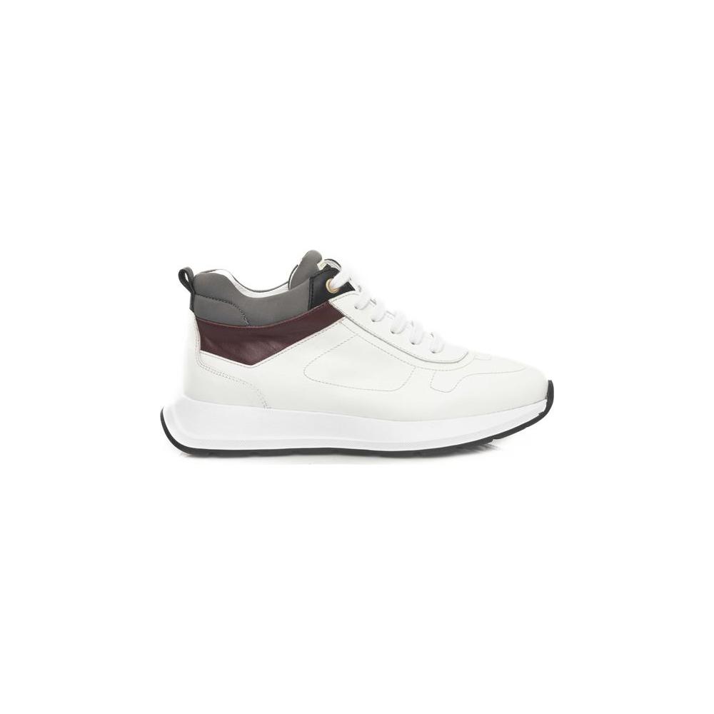 Cerruti 1881 White Leather Women Sneaker CE-24518-EU36/US6