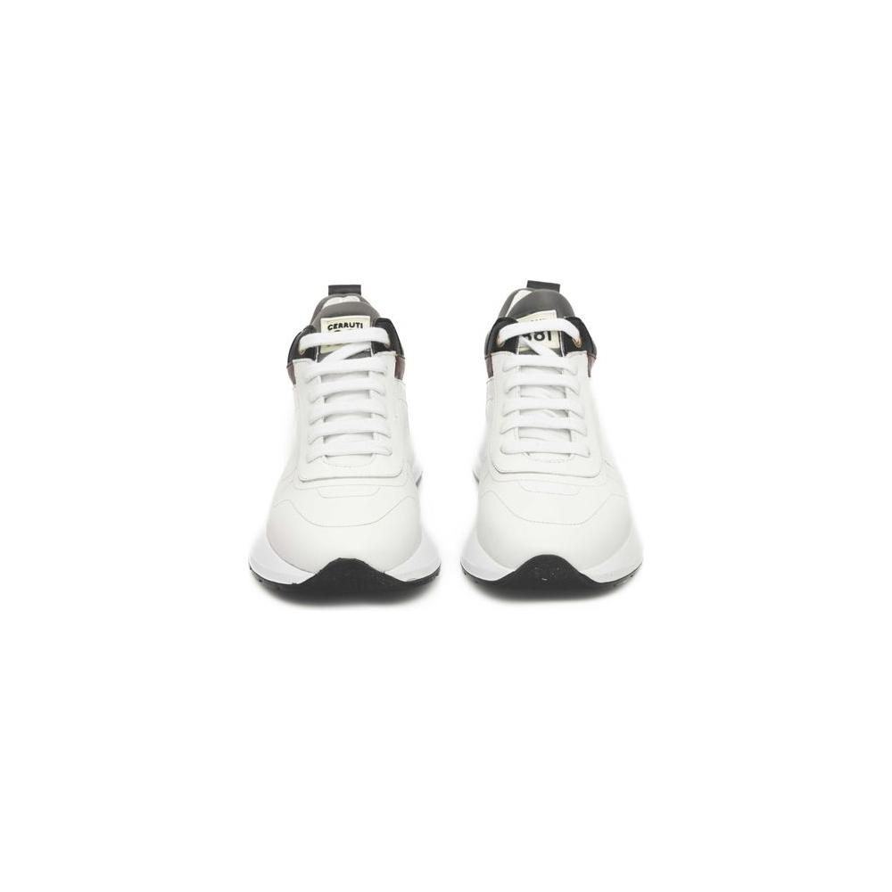 Cerruti 1881 White Leather Women Sneaker CE-24518-EU36/US6