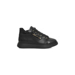 Cerruti 1881 Black Leather Women Sneaker CE-24517-EU36/US6