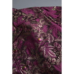 Dolce & Gabbana Fuchsia Pink Floral Jacquard Button Down Shirt TSH84203-41