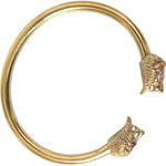 Nialaya Gold CZ Lion Bangle Bracelet Women SMY10251-M