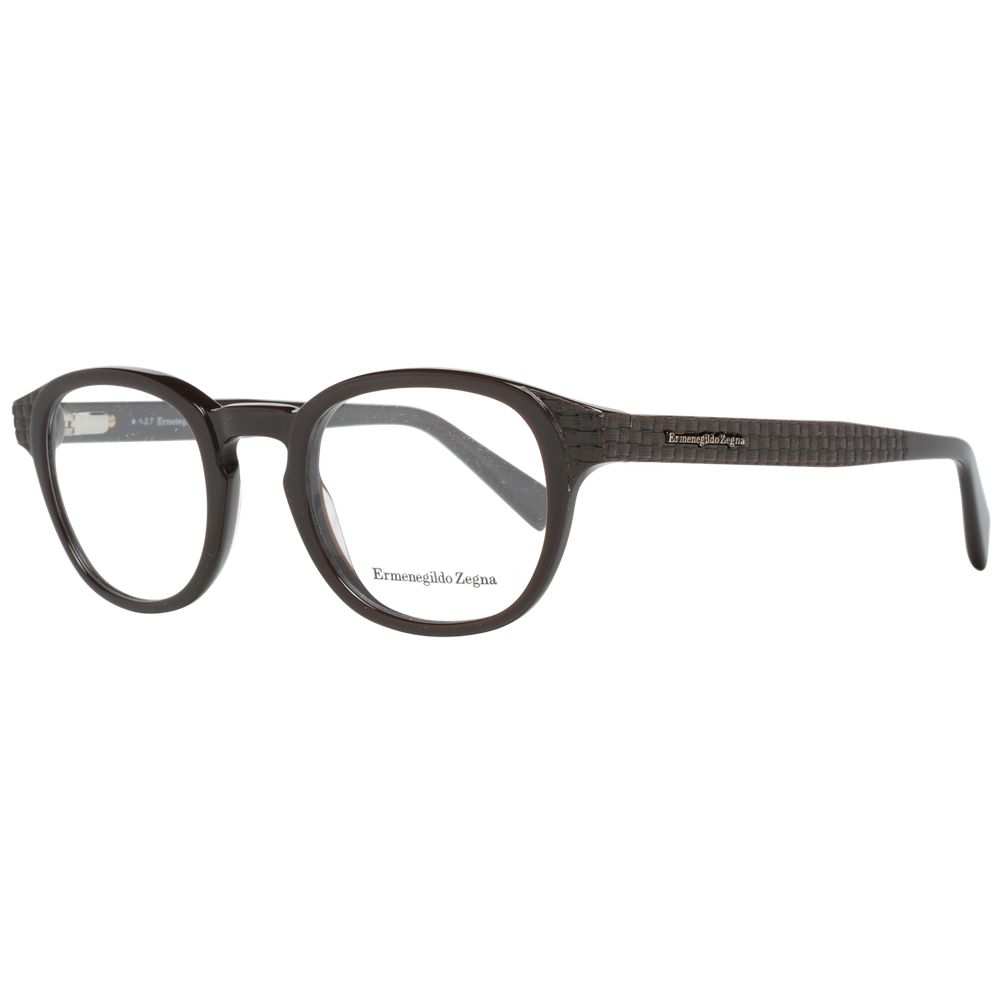 Ermenegildo Zegna Brown Men Optical Frames ER-1020894