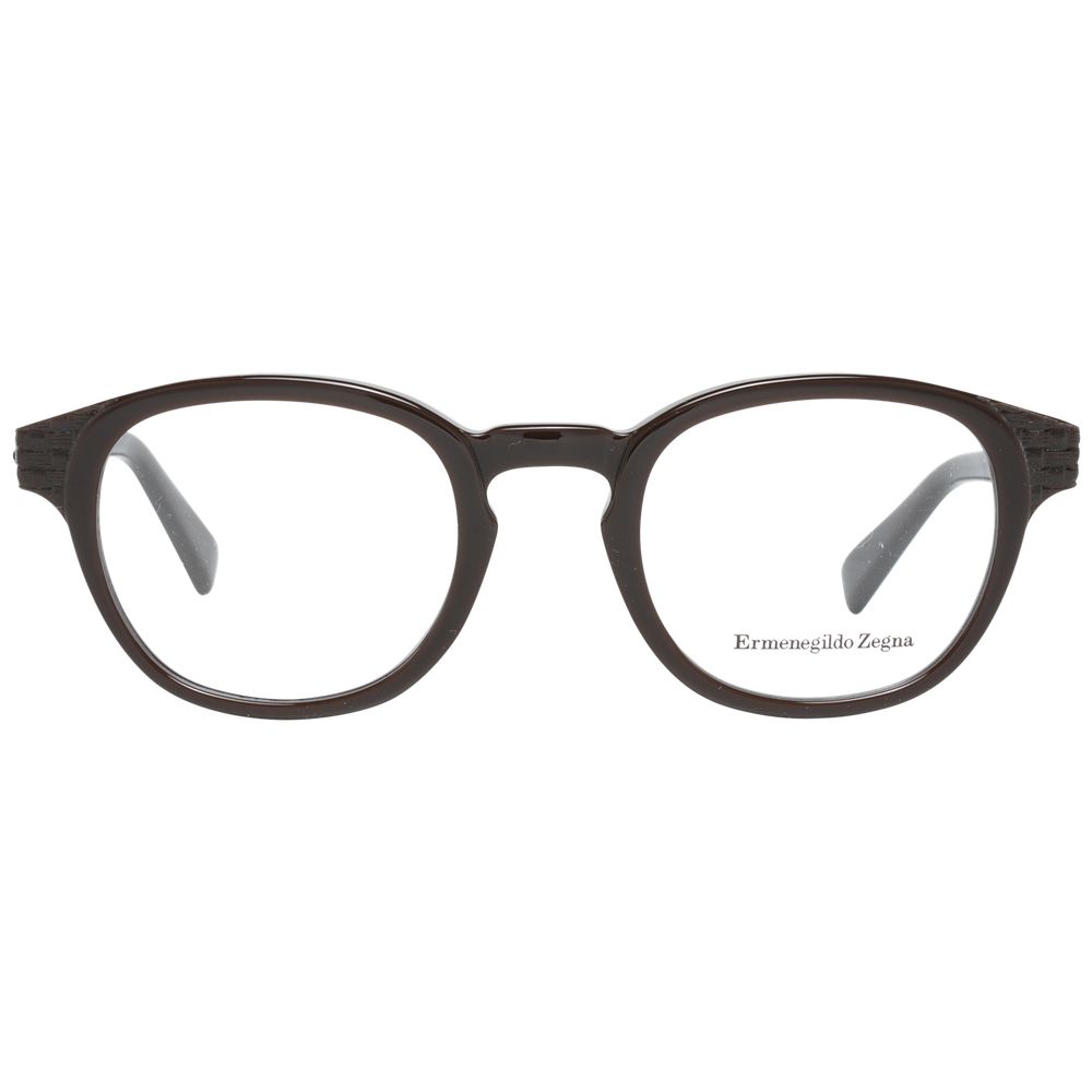 Ermenegildo Zegna Brown Men Optical Frames ER-1020894