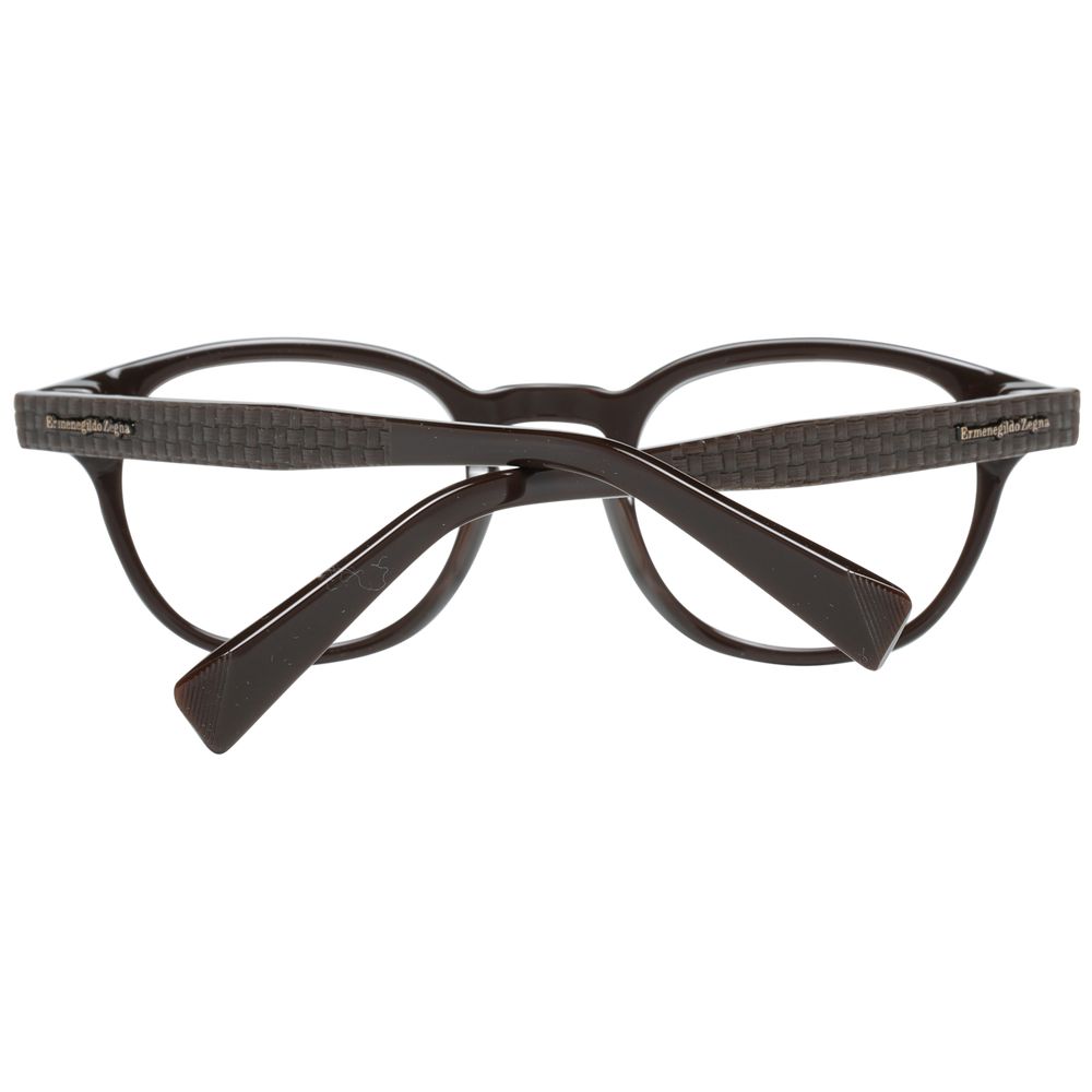 Ermenegildo Zegna Brown Men Optical Frames ER-1020894