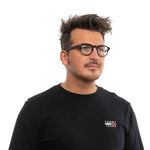 Ermenegildo Zegna Black Men Optical Frames ER-1020892