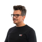 Ermenegildo Zegna Black Men Optical Frames ER-1020896