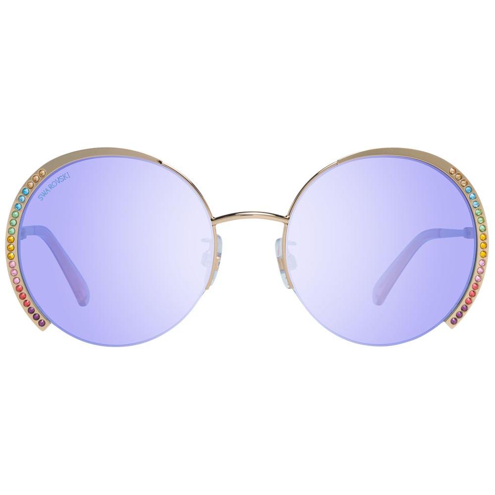 Swarovski Gold Women Sunglasses Swarovski Thistle