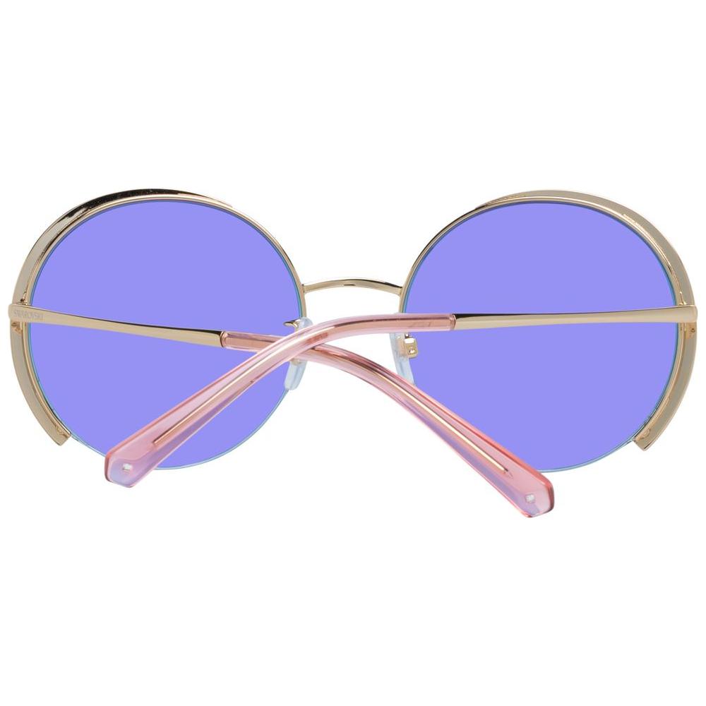 Swarovski Gold Women Sunglasses Swarovski Medium Purple