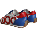 Dolce & Gabbana Multicolor Leather Logo Casual Sneakers Shoes LA11264-39