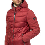 Yes Zee Red Nylon Jacket YE-13677-M