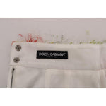 Dolce & Gabbana Floral Patterned Pencil Straight Skirt SKI1033-5