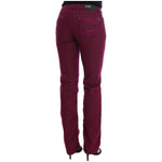 Costume National Red Wash Cotton Stretch Denim Jeans SIG30126-1