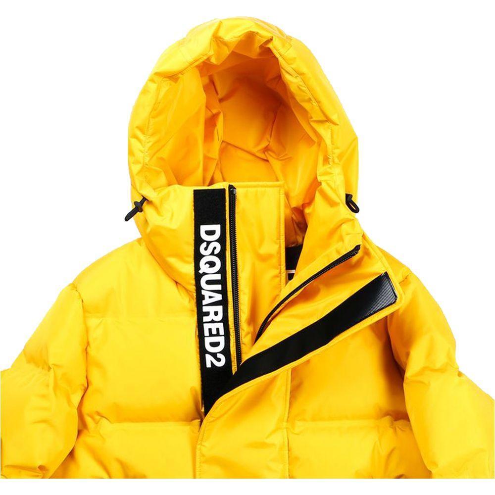 Dsquared² Yellow Nylon Men Jacket DS-14202-IT46 | S