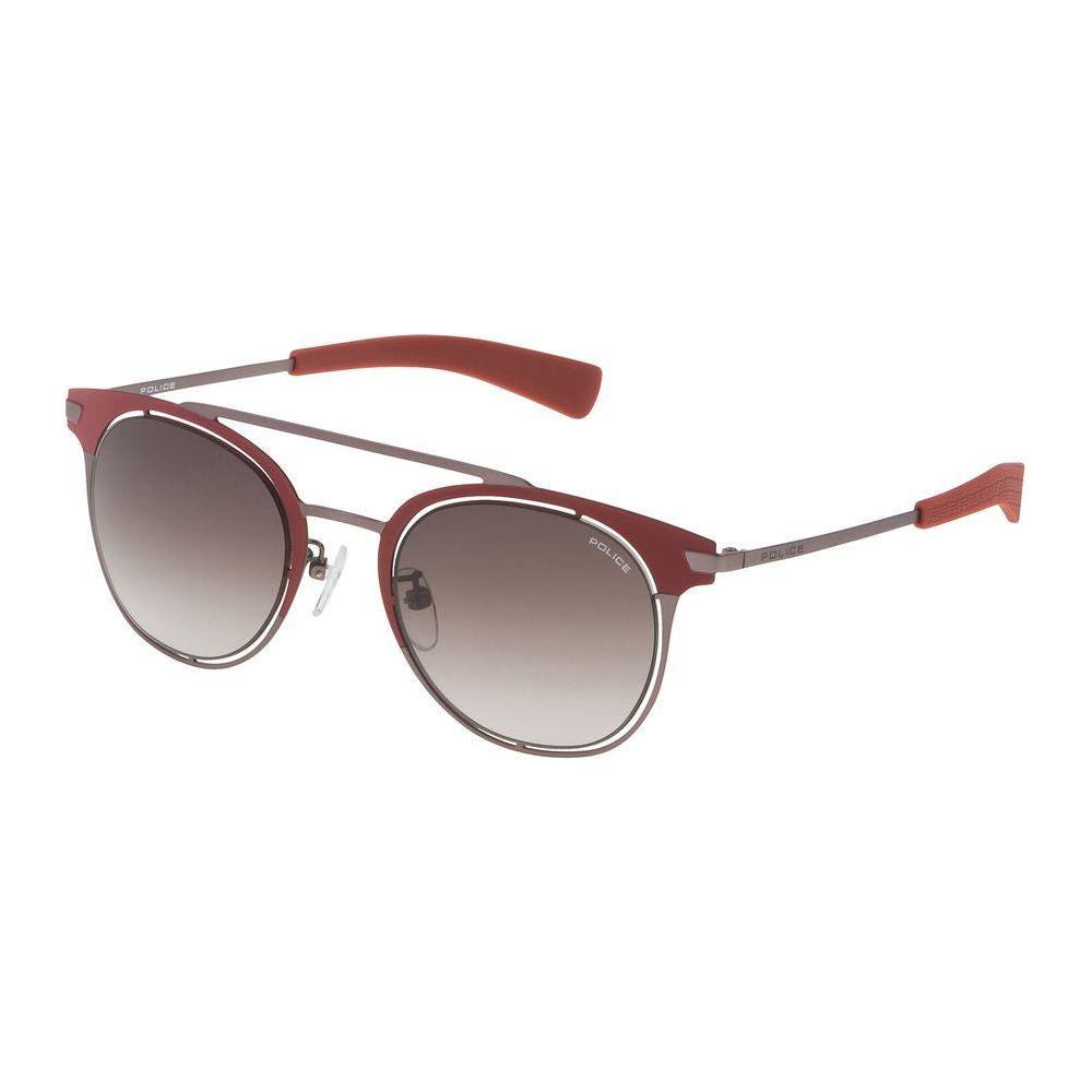 Police Red Metal Sunglasses Police Dim Gray