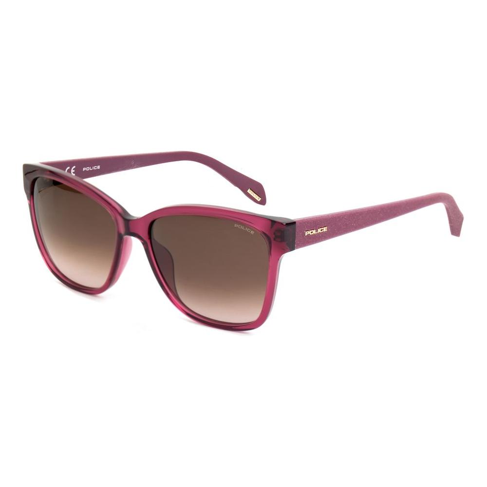 Police Red Acetate Sunglasses Police Dim Gray