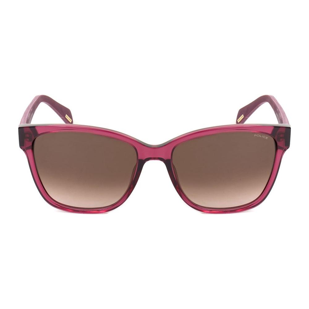 Police Red Acetate Sunglasses Police Dim Gray