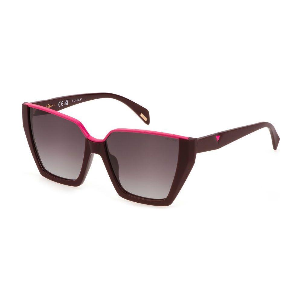 Police Red Plastic Sunglasses Police Dim Gray