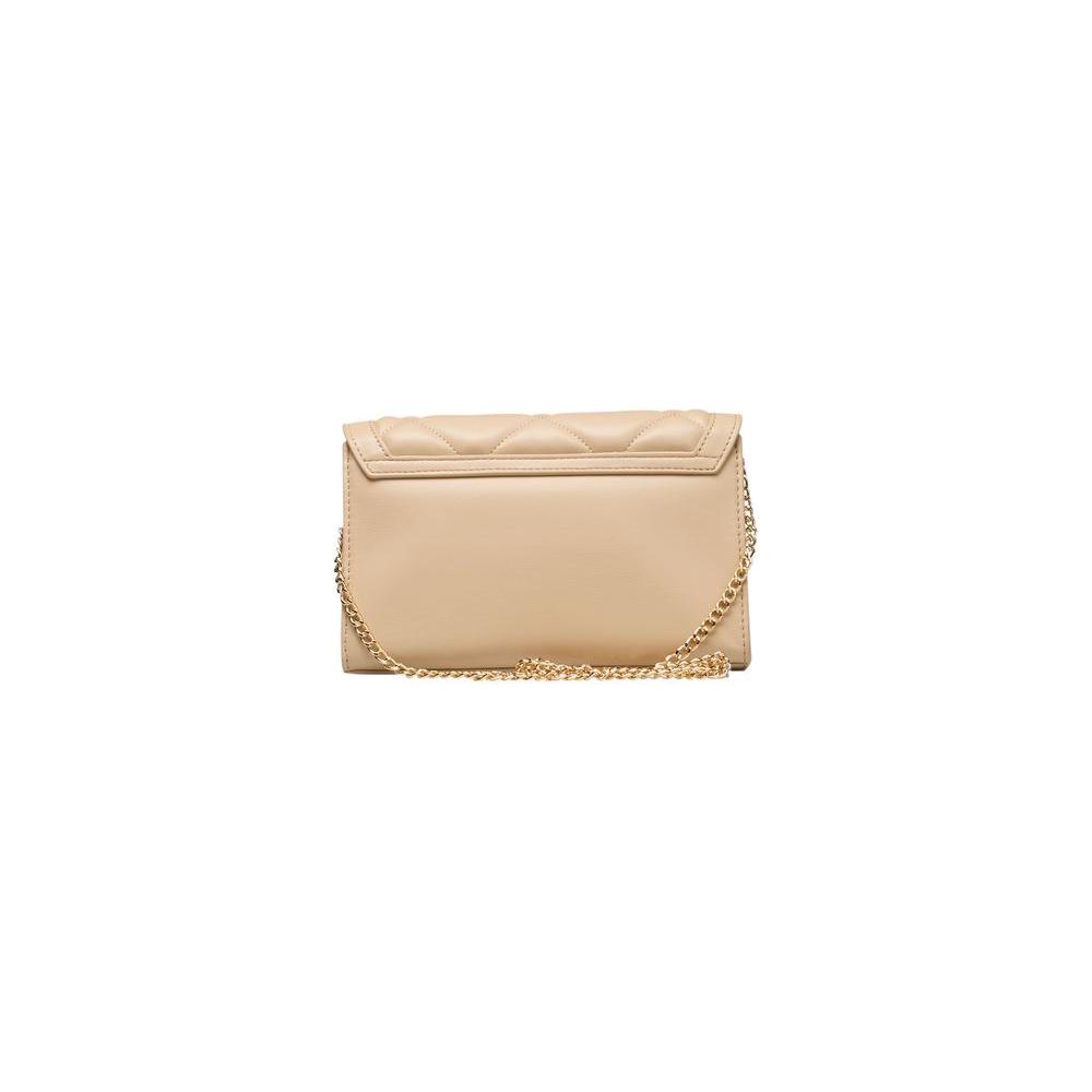 Love Moschino Beige Polyethylene Women Crossbody Love Moschino Tan