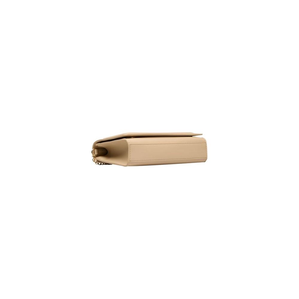 Love Moschino Beige Polyethylene Women Crossbody Love Moschino Tan