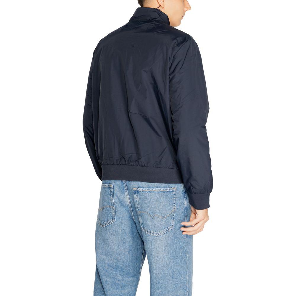 EA7 Emporio Armani Blue Polyamide Jackets & Coat
