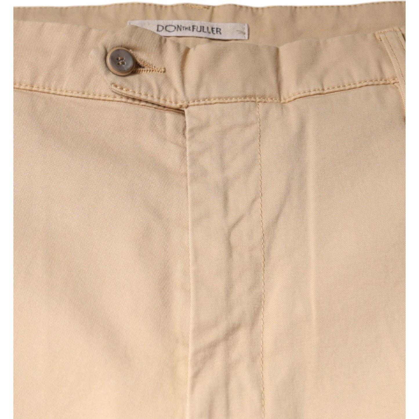 Don The Fuller Beige HOUSTON Men Cropped Dress Pants Don The Fuller Tan