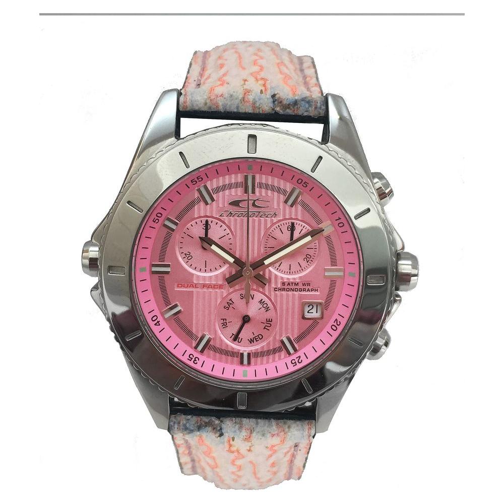 Chronotech Multicolor Leather Watch Chronotech Rosy Brown