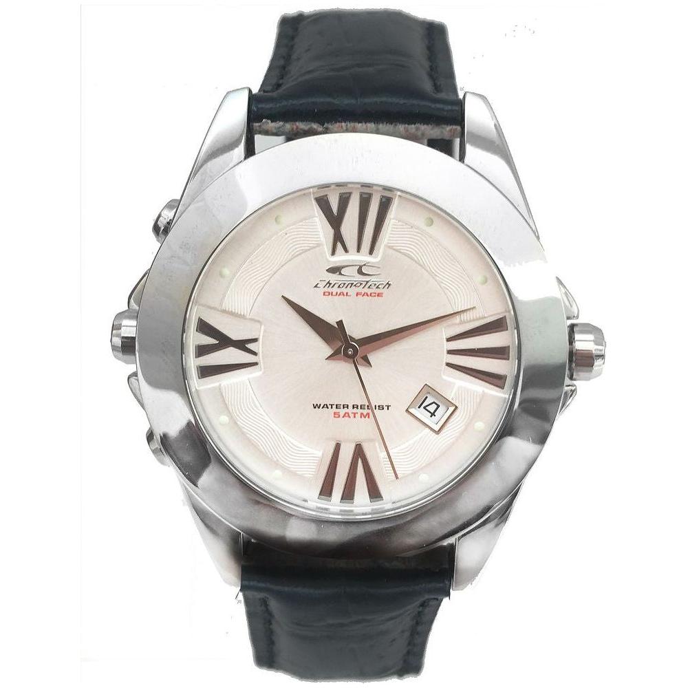Chronotech Multicolor Leather Watch Chronotech Dark Slate Gray