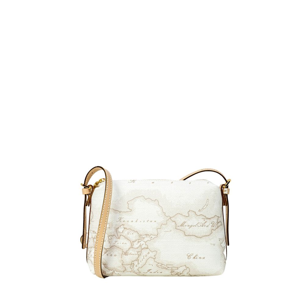 Alviero Martini Prima Classe White Leather Handbag Alviero Martini Prima Classe Antique White