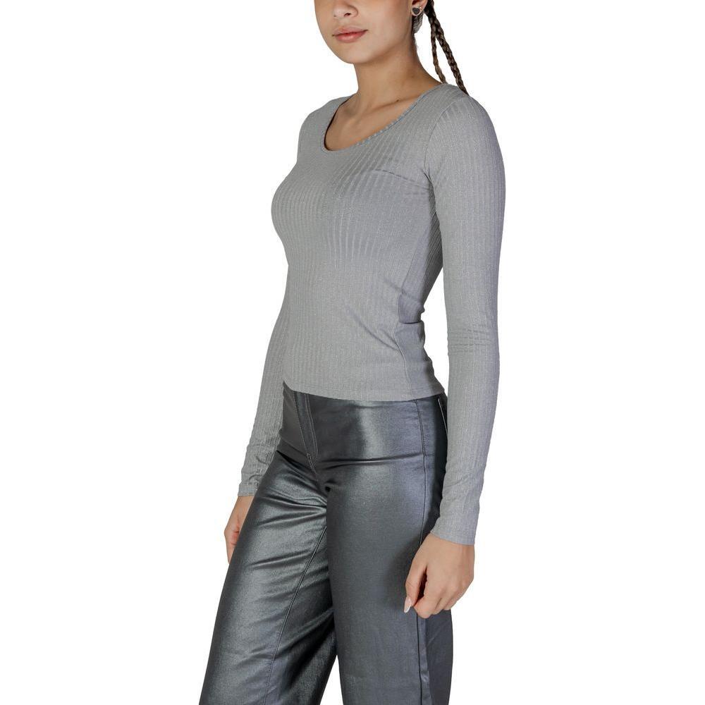 Vero Moda Silver Recycled Polyester Long Sleeve VE-15824900226-IT38|XS