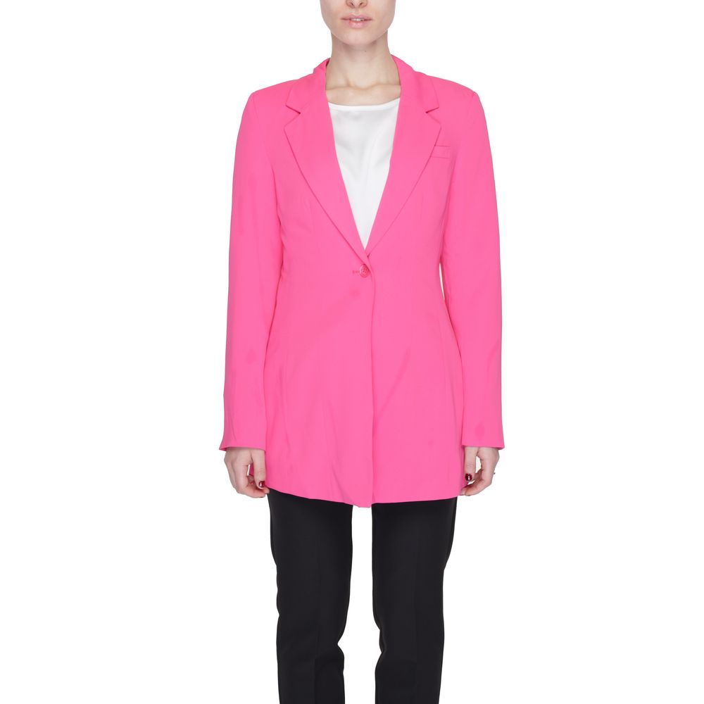 Vero Moda Pink Polyester Suits & Blazer Vero Moda Hot Pink