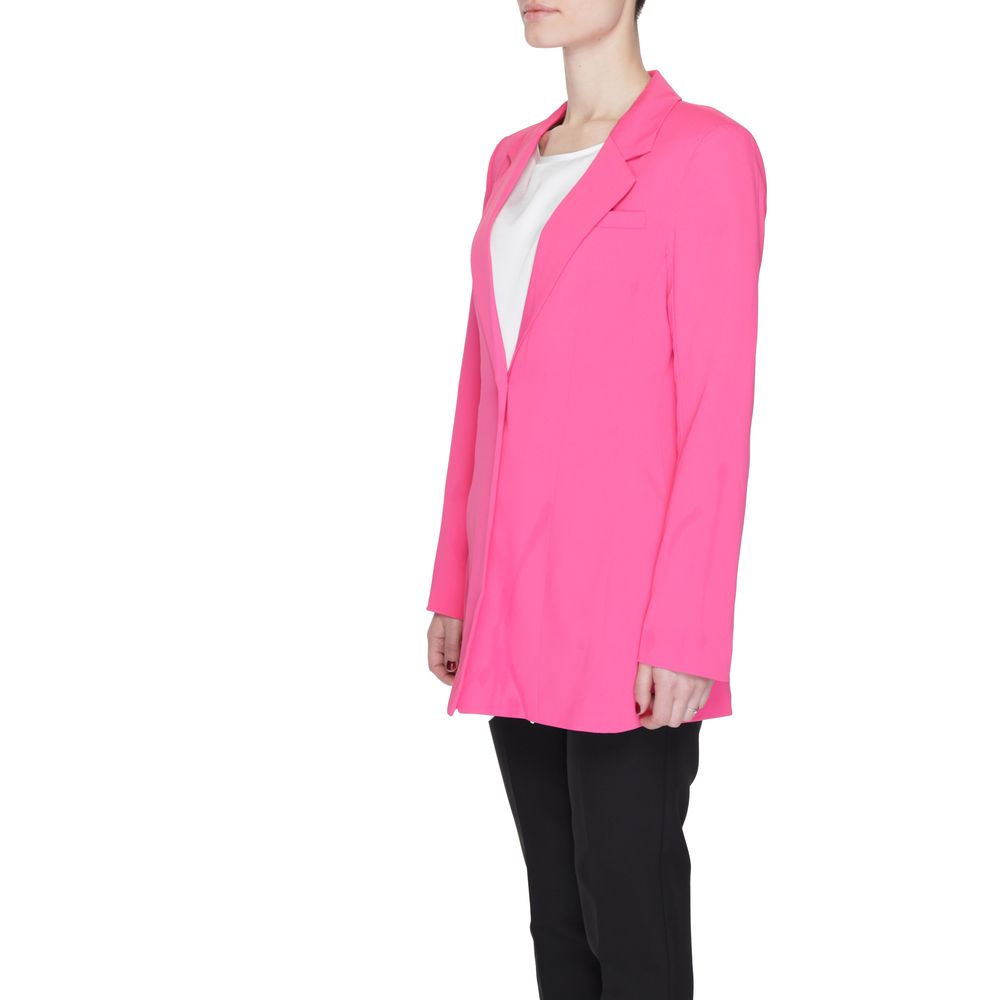 Vero Moda Pink Polyester Suits & Blazer Vero Moda Hot Pink