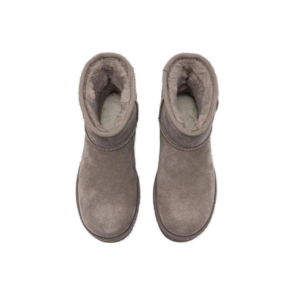 UGG Gray Suede Leather Boot UGG Dim Gray
