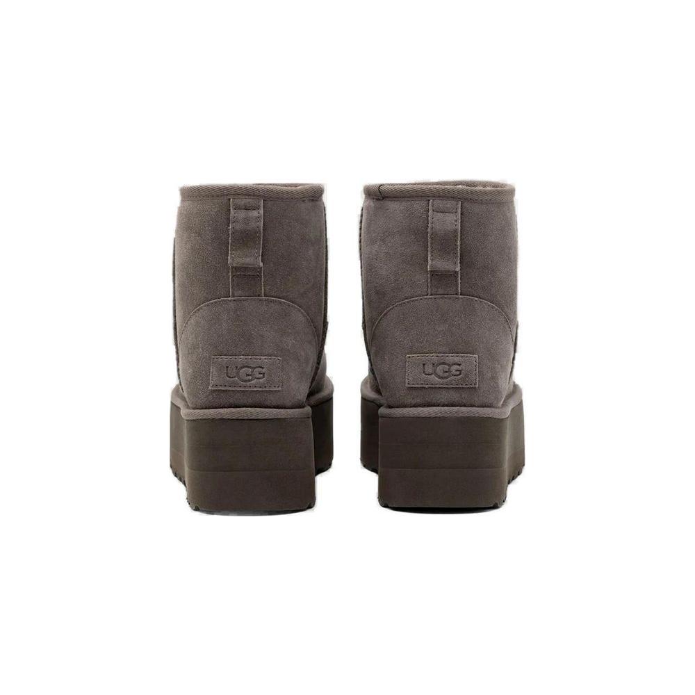 UGG Gray Suede Leather Boot UGG Dark Slate Gray