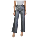 Jacqueline De Yong Silver Viscose Pant JA-15798600226-S/32