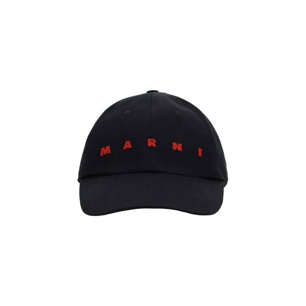 Marni Baseball Hat Marni Black