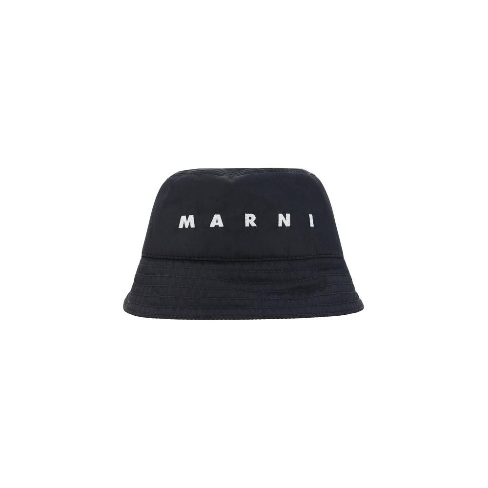 Marni Bucket Hat Marni Dark Slate Gray