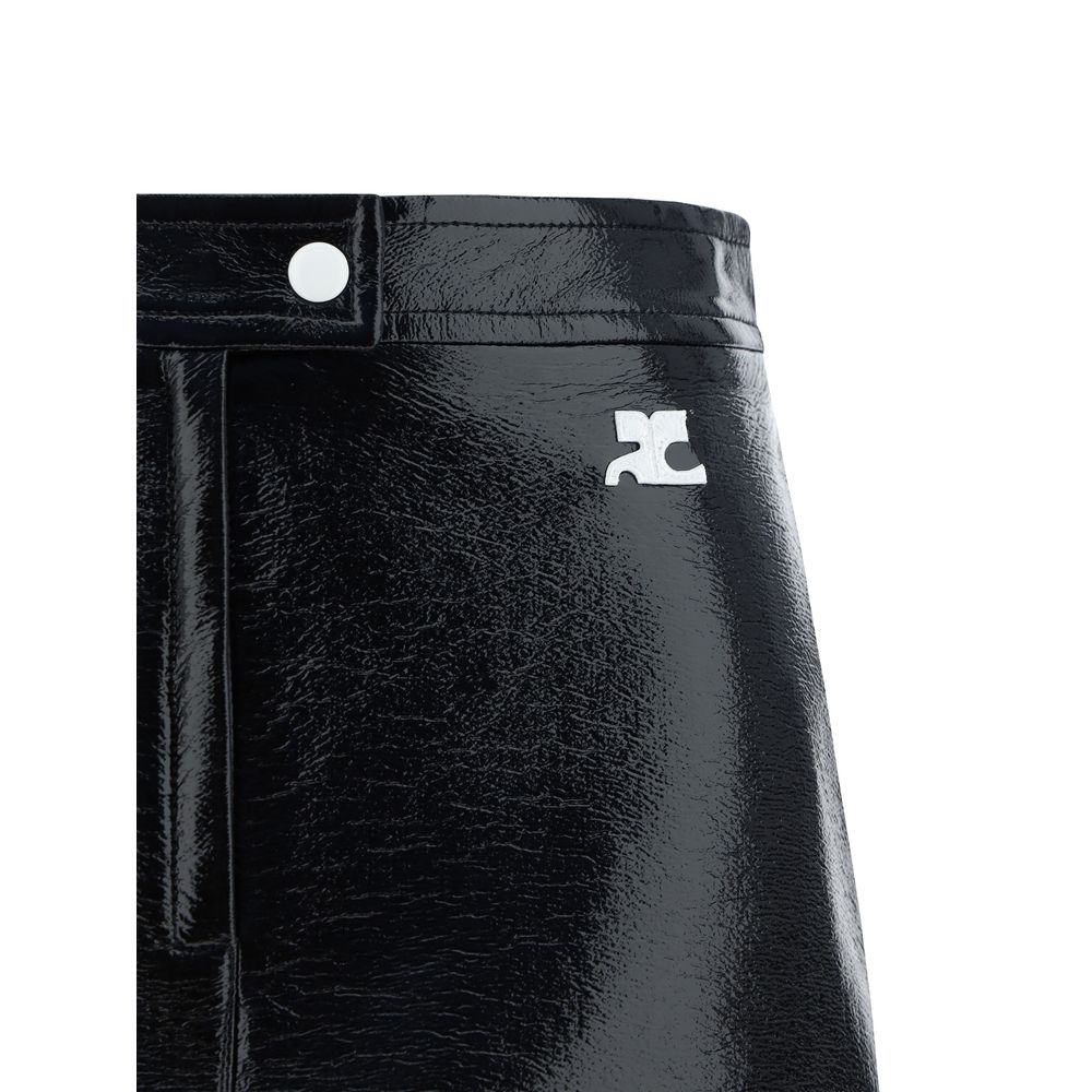 Courrėges Mini Skirt Courrėges Dark Slate Gray