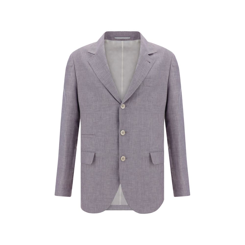 Brunello Cucinelli Blazer Jacket Brunello Cucinelli Light Slate Gray